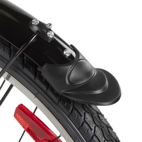 Самокат WHS261 Nils Extreme 26/20 дюймів, з надувними колесами, чорний