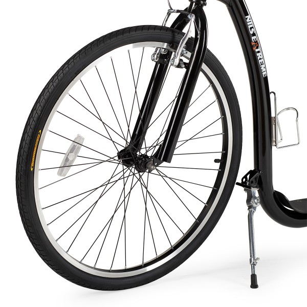 Самокат WHS261 Nils Extreme 26/20 дюймів, з надувними колесами, чорний