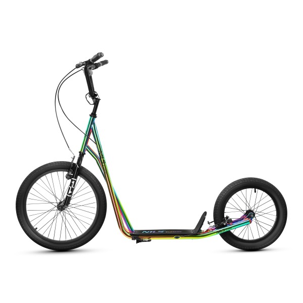 Самокат WH10212 Nils Extreme, 20/16 дюймів, з надувними колесами, різнобарвний