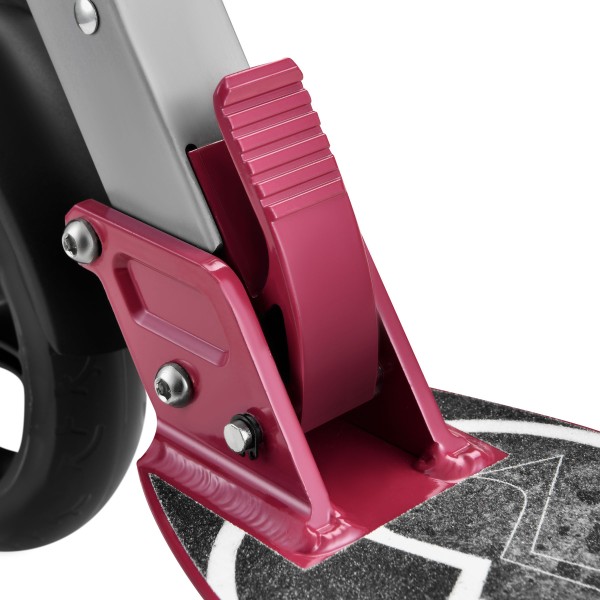 Самокат HM122T Nils Extreme LED з дисковим гальмом, сріблястий