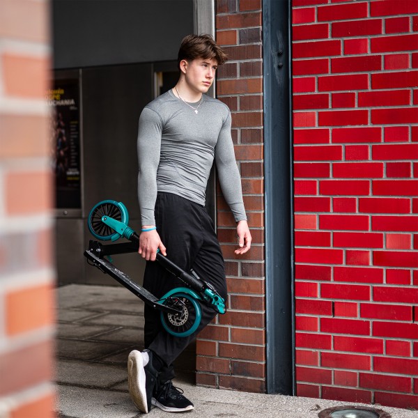 Самокат HM181T Nils Extreme з дисковим гальмом, зелений