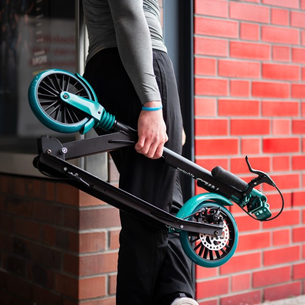 Самокат HM181T Nils Extreme з дисковим гальмом, зелений