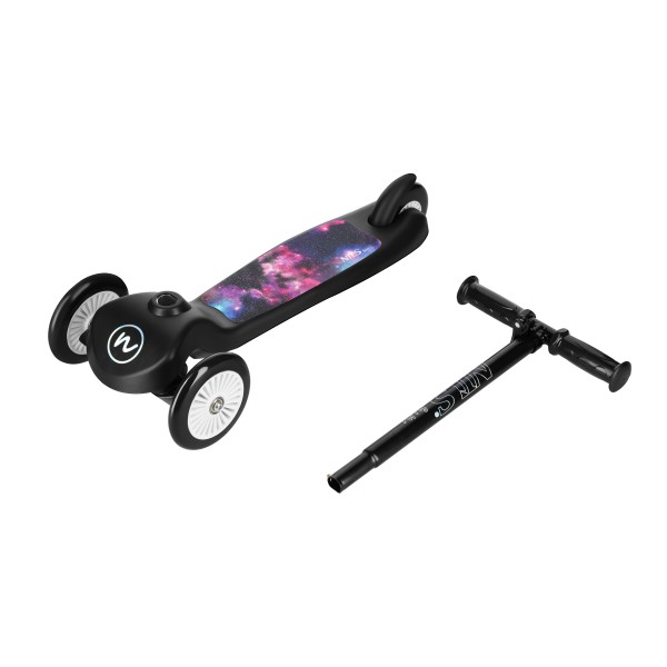 Дитячий самокат HLB1503 Space Nils Fun, чорний