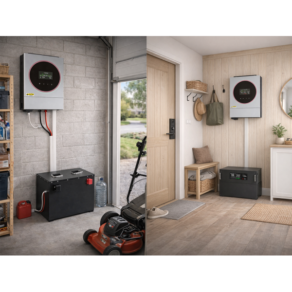 Гібридний інвертор Off-Grid 4 кВт Jesudom Dual AC Output WiFi