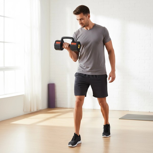 Гантель 3в1 з регулюванням ваги HMS HL05