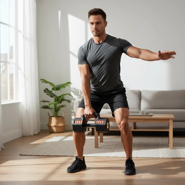 Гантель 3в1 з регулюванням ваги HMS HL05