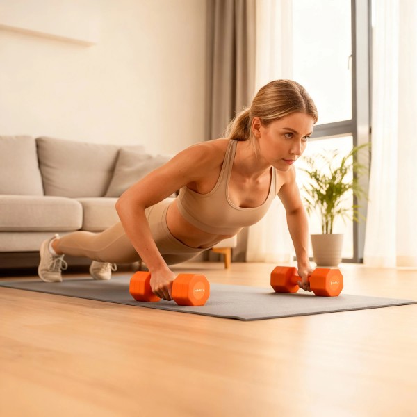 Гантелі з регулюванням ваги HMS HL03, 2x2.5кг