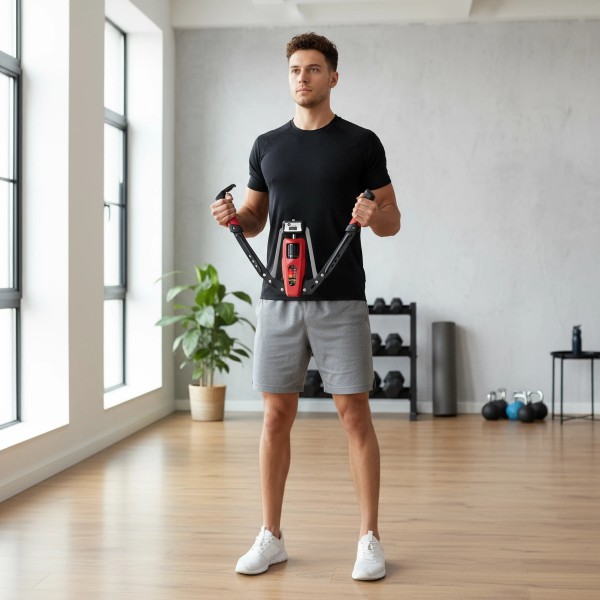 Тренажер для рук, гідравлічний еспандер HMS F1020 PRO