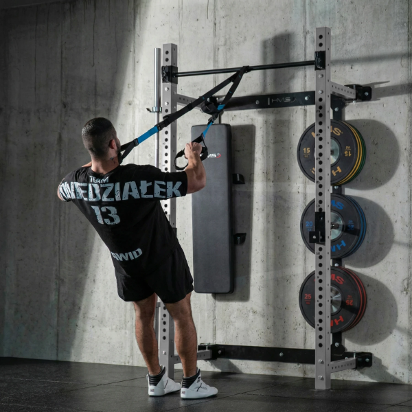 Складана силова рама з лавкою HMS KLT34, сіра