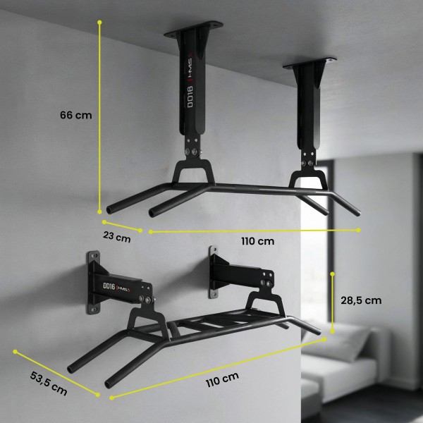 Унірвесальний турнік на стіну чи стелю HMS DD16