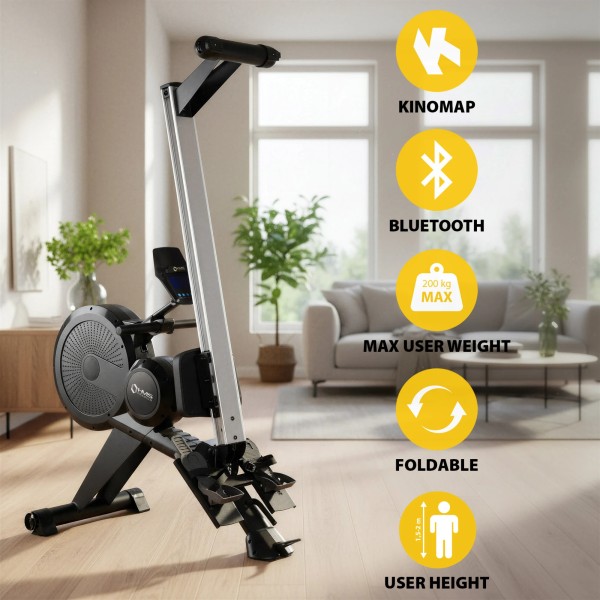 Професійний магнітний гребний тренажер HMS Premium ZM1856