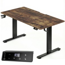 Стіл з регулюванням висоти Casaria 160×75см, електричний, коричневий