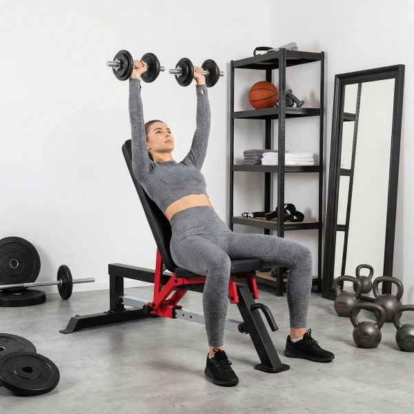 Напівпрофесійна регульована лавка для жиму HMS L5166