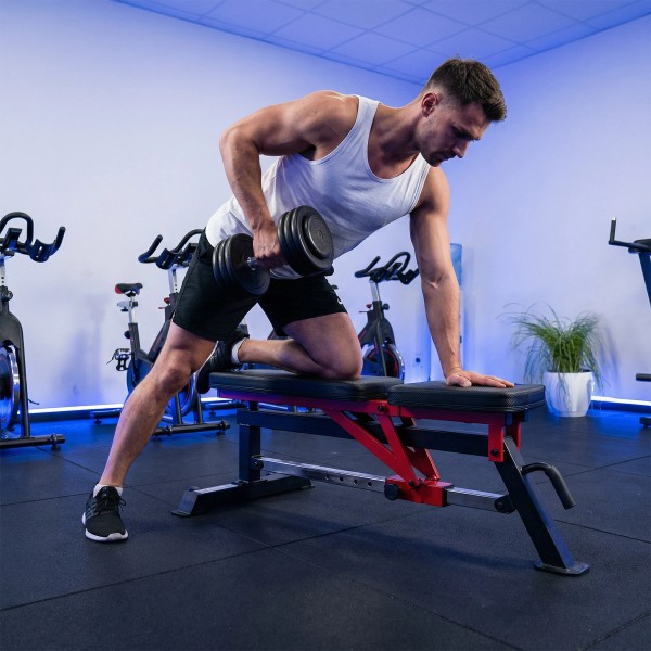 Напівпрофесійна регульована лавка для жиму HMS L5166