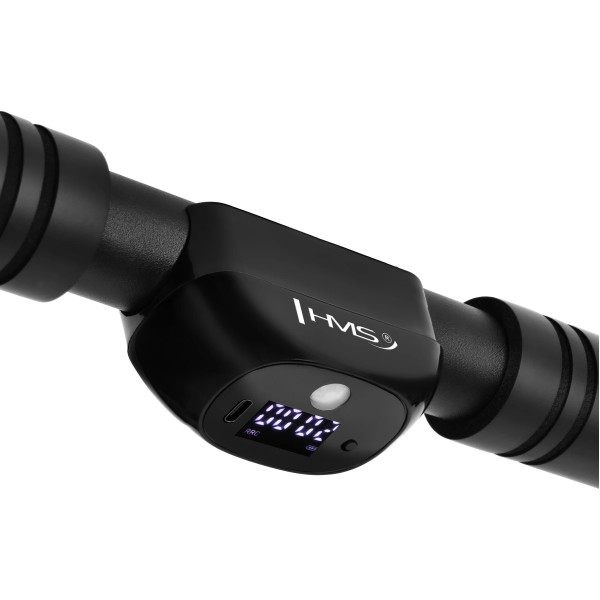 Турнік розсувний у двері HMS DD500 з лічильником, 77–95см