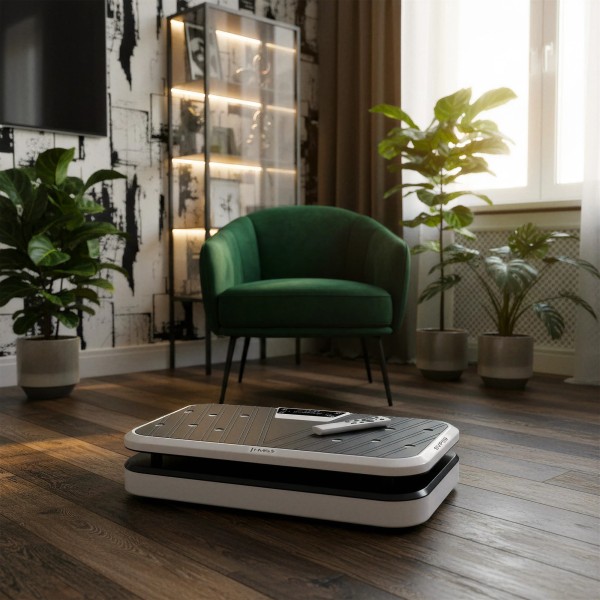 Вібраційна платформа HMS SVP09 з еспандерами та упорами