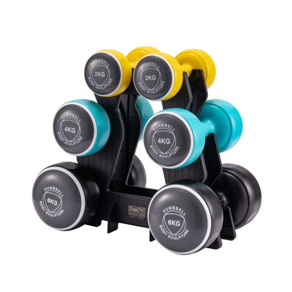 Гантельний ряд Smart 24кг Body Sculpture BW 108T