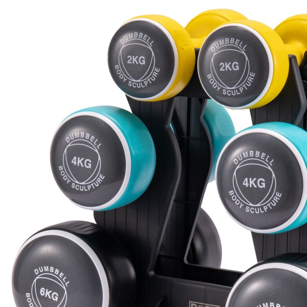 Гантельний ряд Smart 24кг Body Sculpture BW 108T