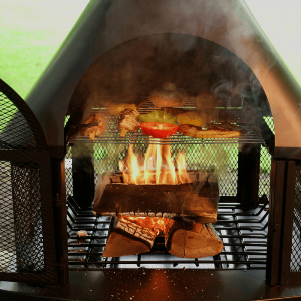 Садовий камін з грилем HEAT Outdoor Living Saga