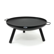 Садова чаша для багаття з ніжками HEAT Outdoor Living, кругла, 60 см, чорна