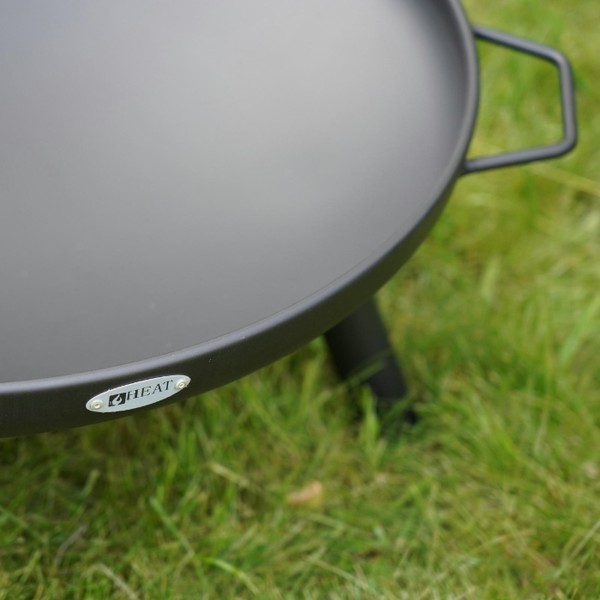 Садова чаша для багаття з ніжками HEAT Outdoor Living, кругла, 60 см, чорна