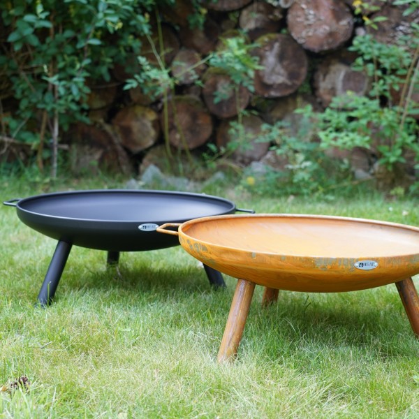 Садова чаша для багаття з ніжками HEAT Outdoor Living, кругла, 60 см, іржа