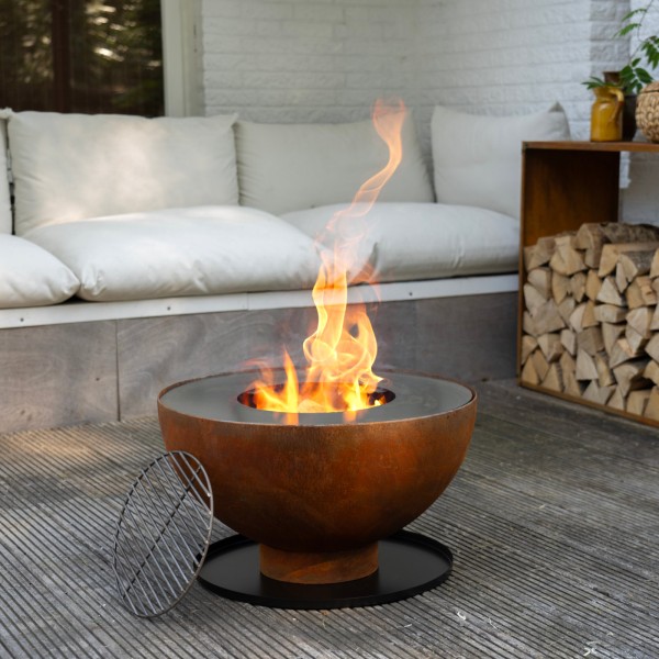 Садова чаша для багаття з грилем і планчою HEAT Outdoor Living Gystad