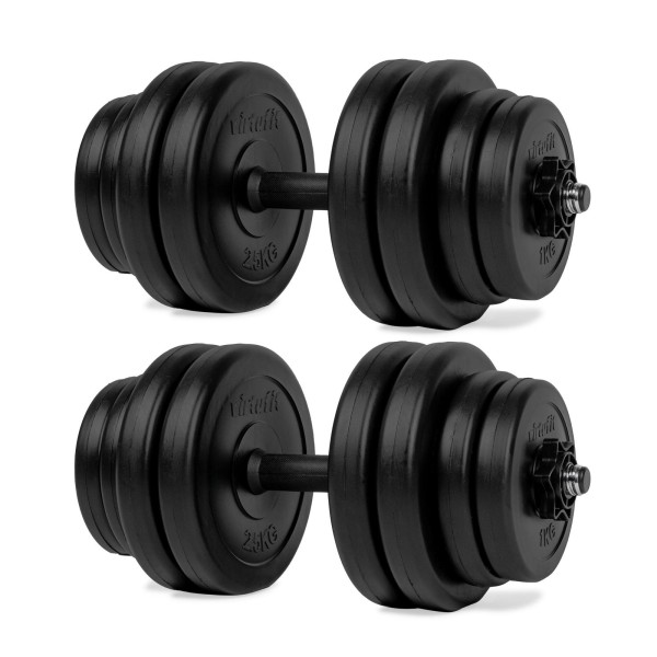 Гантелі розбірні вінілові VirtuFit, 2×14 кг