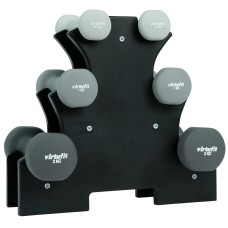 Набір гантелей неопренових VirtuFit 7 кг зі стійкою