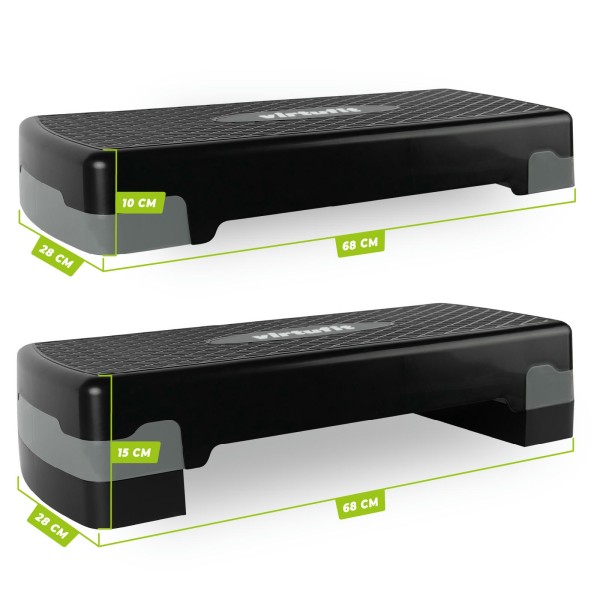 Степ-платформа регульована VirtuFit Essential для фітнесу