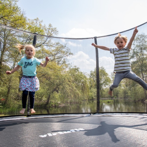 Батут VirtuFit Premium 305 см з сіткою безпеки