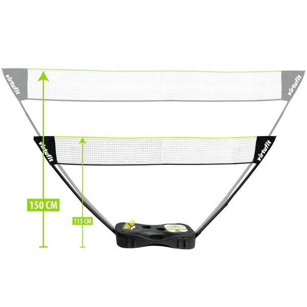 Портативний набір 2в1 для бадмінтону та тенісу VirtuFit