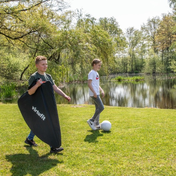 Дитячі футбольні ворота 120х90 см VirtuFit комплект 2 шт, зелені