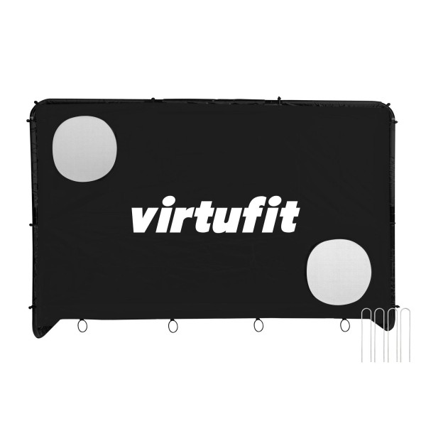 Футбольні ворота VirtuFit Pro 120x80 см з цільовою сіткою