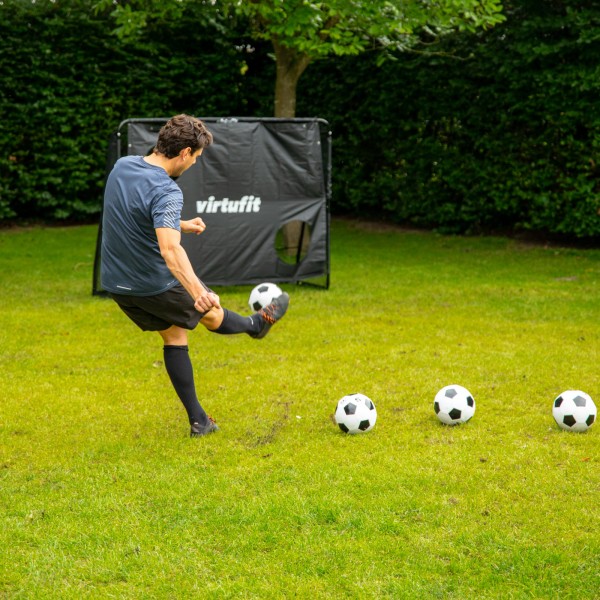 Футбольні ворота VirtuFit Pro 170x110 см з цільовою сіткою