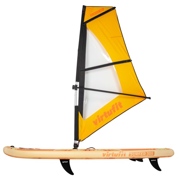 Надувна SUP-дошка VirtuFit Surfer 305 см, з вітрилом та аксесуарами, помаранчева