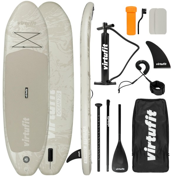 Надувна SUP-дошка VirtuFit Ocean 275 см, з аксесуарами, бежева