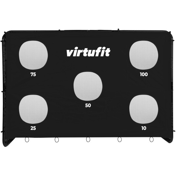 Футбольні ворота VirtuFit Pro 300x200 см з цільовою сіткою