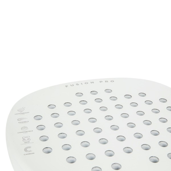 Ракетка для паделу VirtuFit Fusion Pro, біло-срібна, просунутий рівень