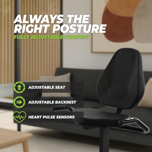 Горизонтальний велотренажер магнітний VirtuFit RB100