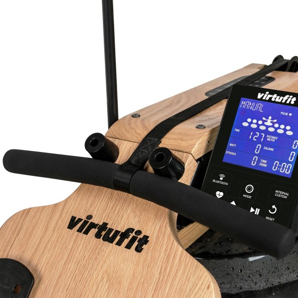 Гребний тренажер водяний VirtuFit Elite, дерево