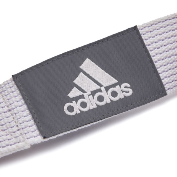 Ремінець для йоги 2,5м Adidas ADYG-20200CW білий