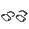 Упори для віджимання Adidas Performance Push Up Bars чорний, червоний Уні 20,7 x 13 x 11,7 см