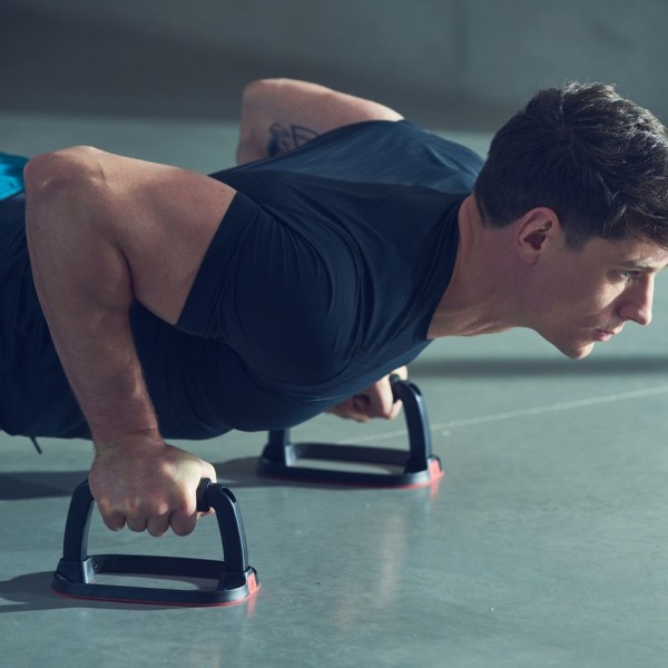 Упори для віджимання Adidas Performance Push Up Bars чорний, червоний Уні 20,7 x 13 x 11,7 см