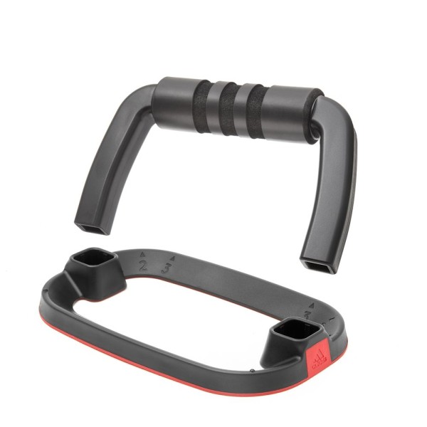 Упори для віджимання Adidas Performance Push Up Bars чорний, червоний Уні 20,7 x 13 x 11,7 см