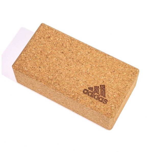 Блок для йоги Adidas ADYG-20100 з коркового дерева 