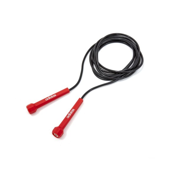 Скакалка Adidas Essential Skipping Rope чорний, червоний Уні 3 м