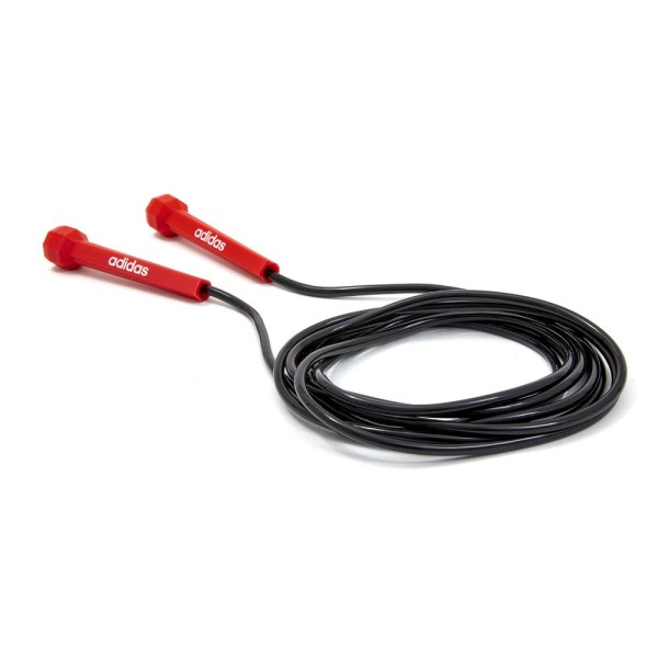 Скакалка Adidas Essential Skipping Rope чорний, червоний Уні 3 м
