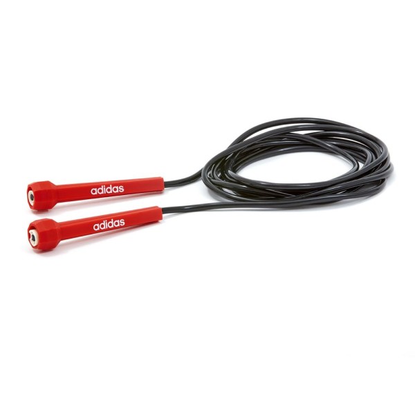 Скакалка Adidas Essential Skipping Rope чорний, червоний Уні 3 м
