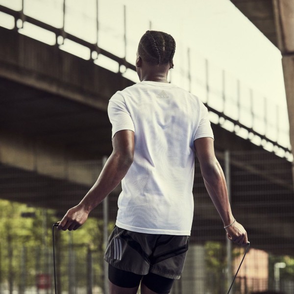 Скакалка Adidas Essential Skipping Rope сірий Уні 2,8 м